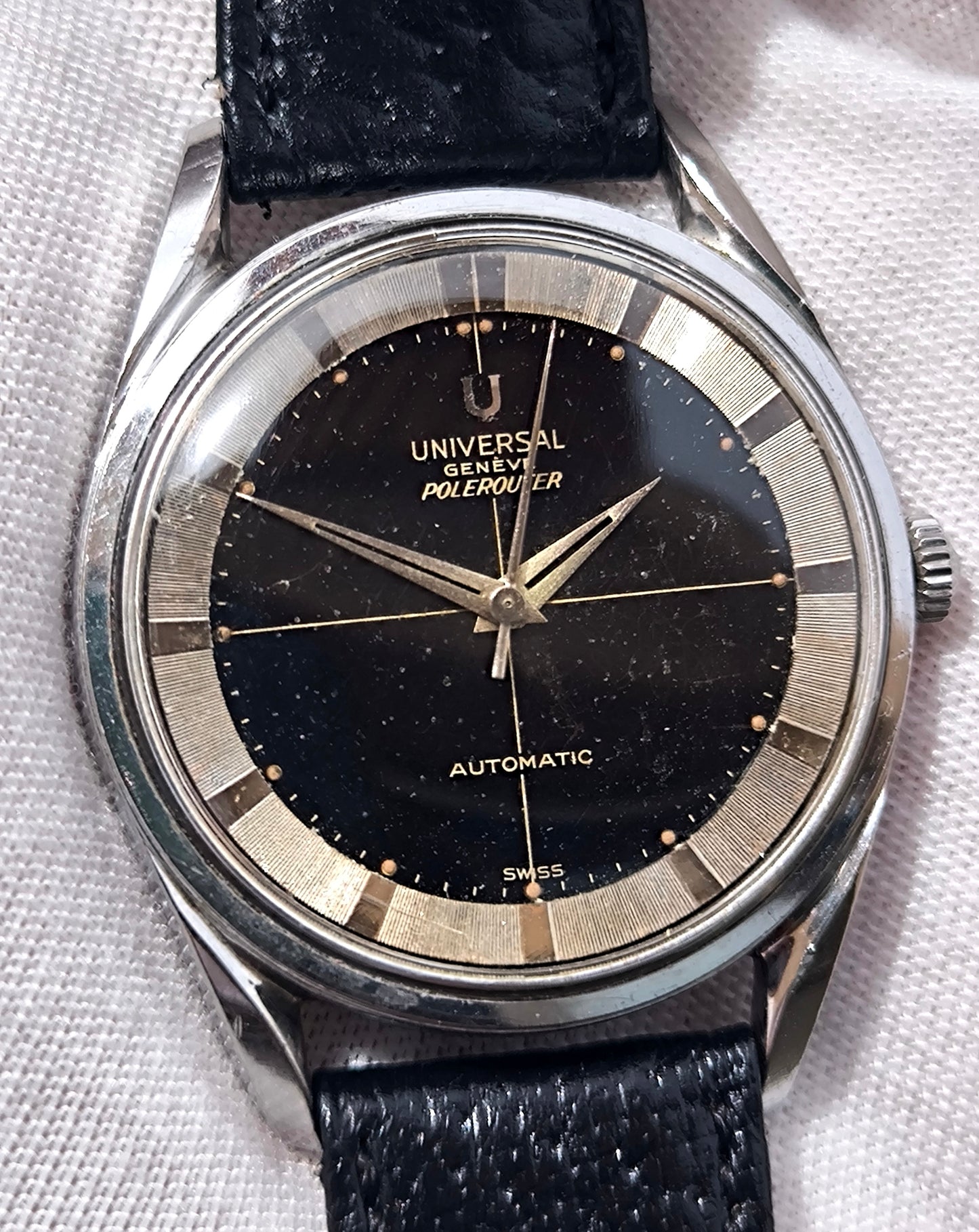 UNIVERSAL GENEVE POLEROUTER AUTOMATIC REF 20368-1 Cal. 218-9