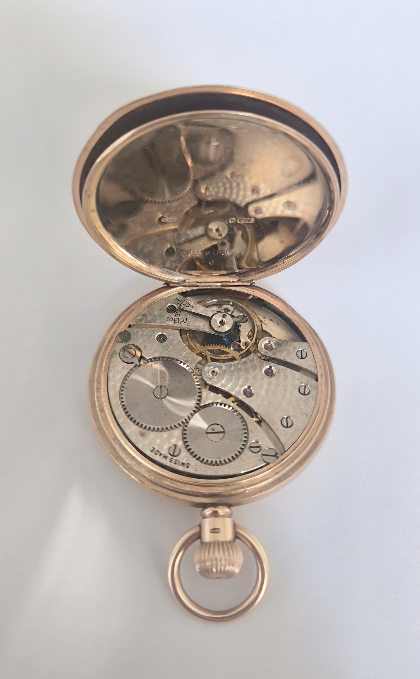 VINTAGE POCKET WATCH SOLID GOLD 9K
