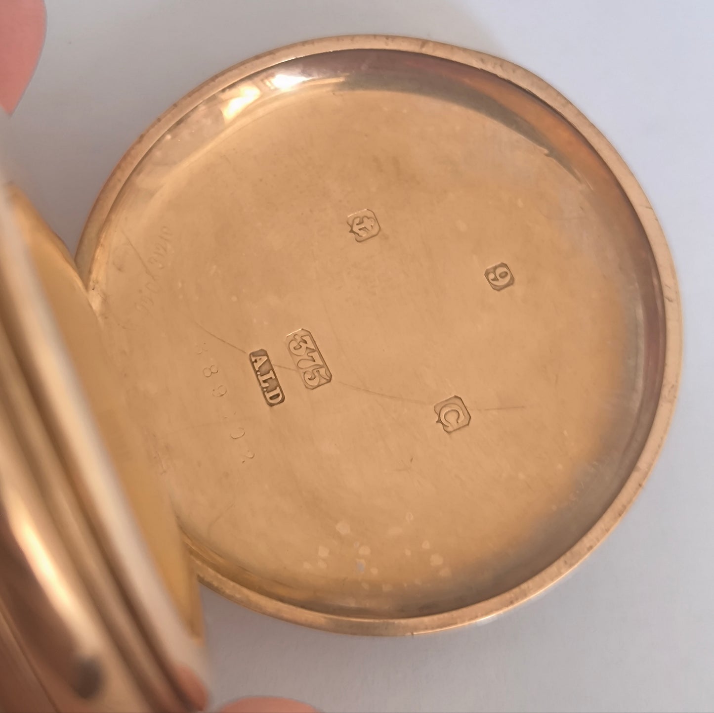 VINTAGE POCKET WATCH SOLID GOLD 9K