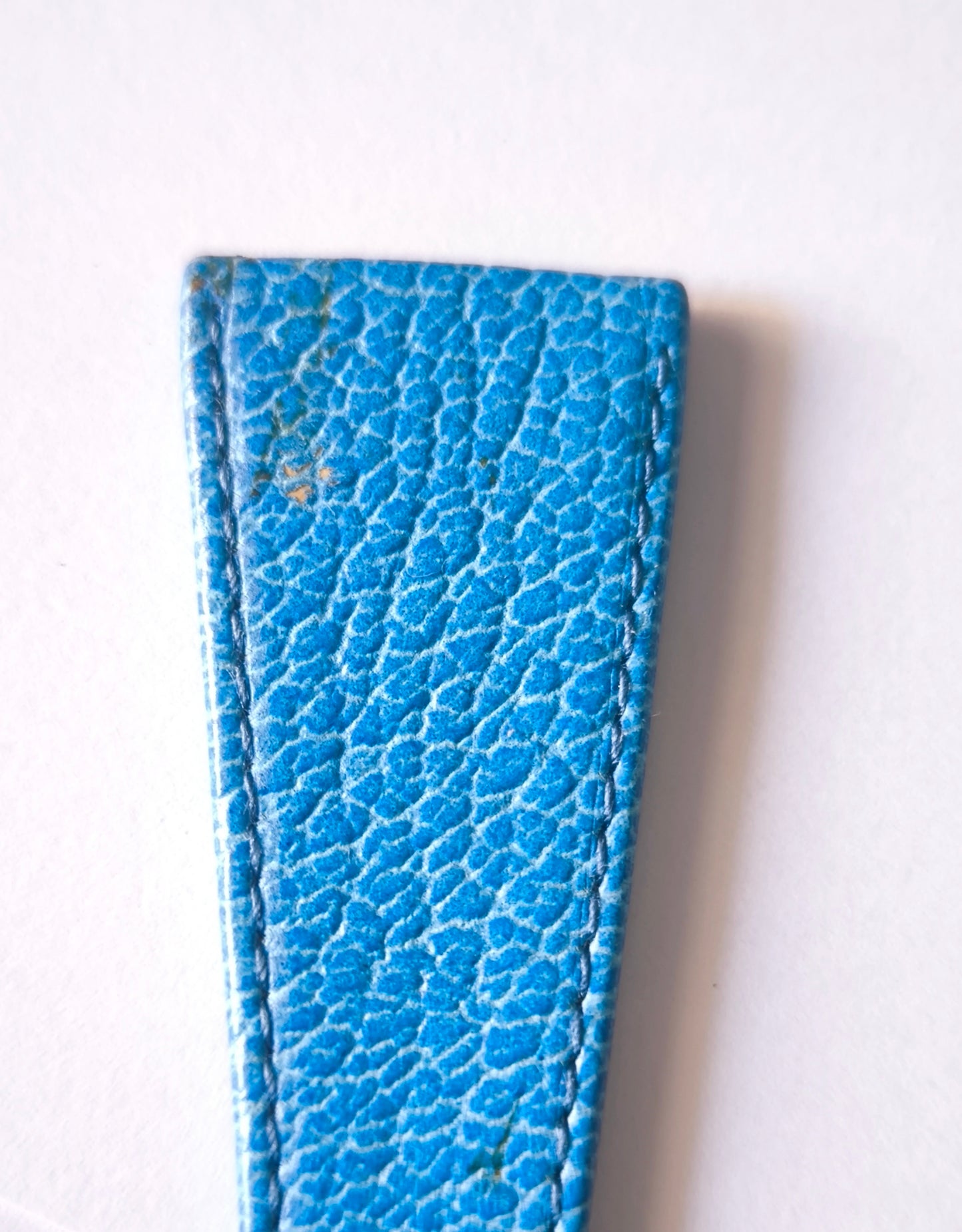 Omega N° 27 Rare vintage genuine Blue leather strap 22,8mm