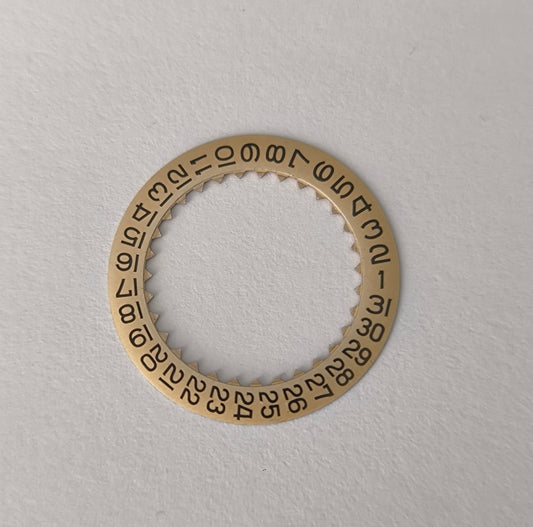Omega 560-1500 Date Disc Champagne Gold Matte