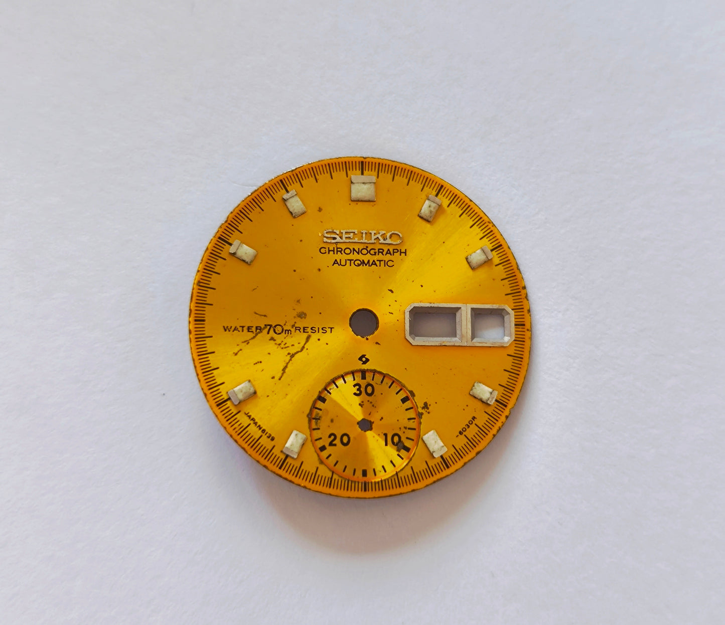 Seiko 6139 Pogue Orange Dial WATER 70m RESIST 27,45mm - Vintage 1970s