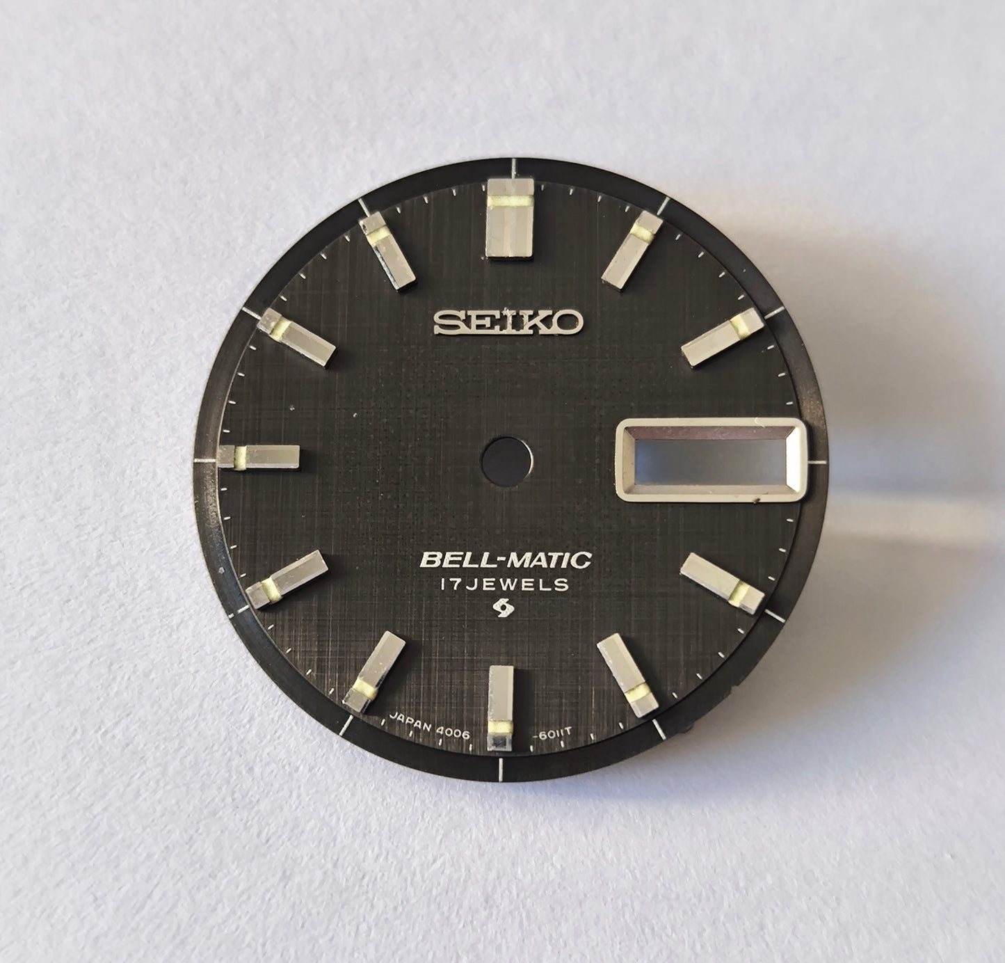 Seiko 4006-6011 Bell Matic Dial Black/Dark Gray