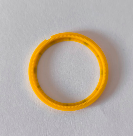 Original Inner Rotating Bezel Insert – Yellow – For Seiko 6139 “Pogue” (6000/6001/6002/6005/6007/6009)