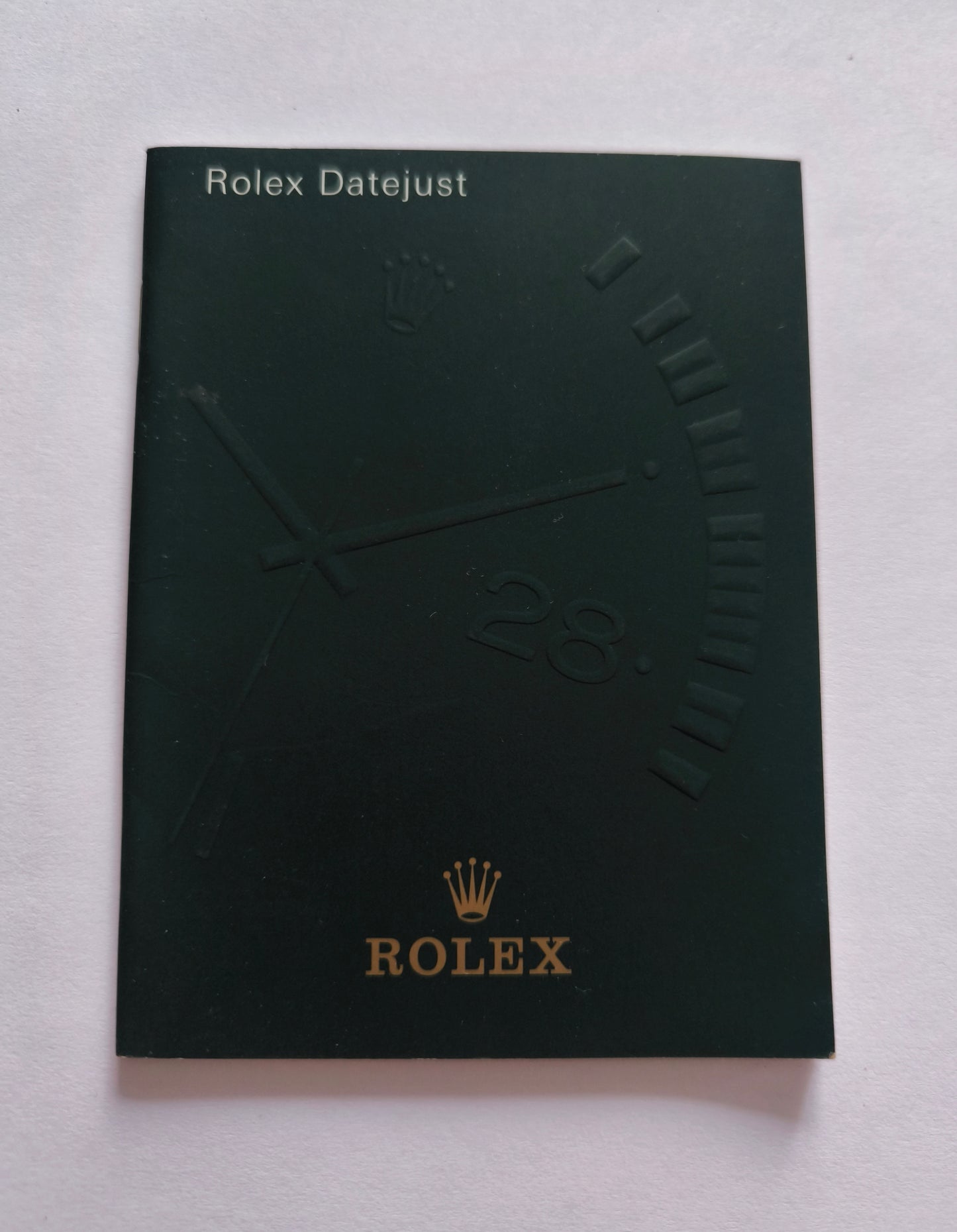 Rolex Datejust booklet 2000