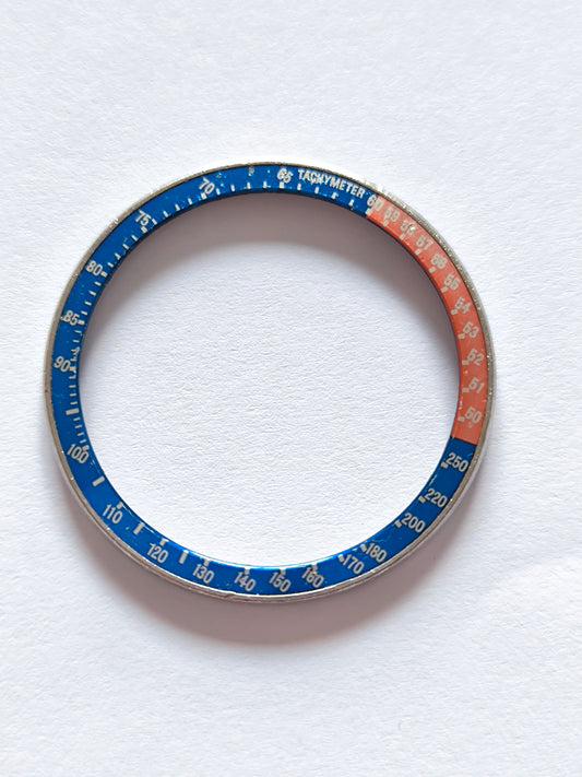Original Bezel with Insert for Seiko 6139-6000 / 6002 / 6003 / 6005 / 6009 – Pogue Pepsi (Blue/Red)