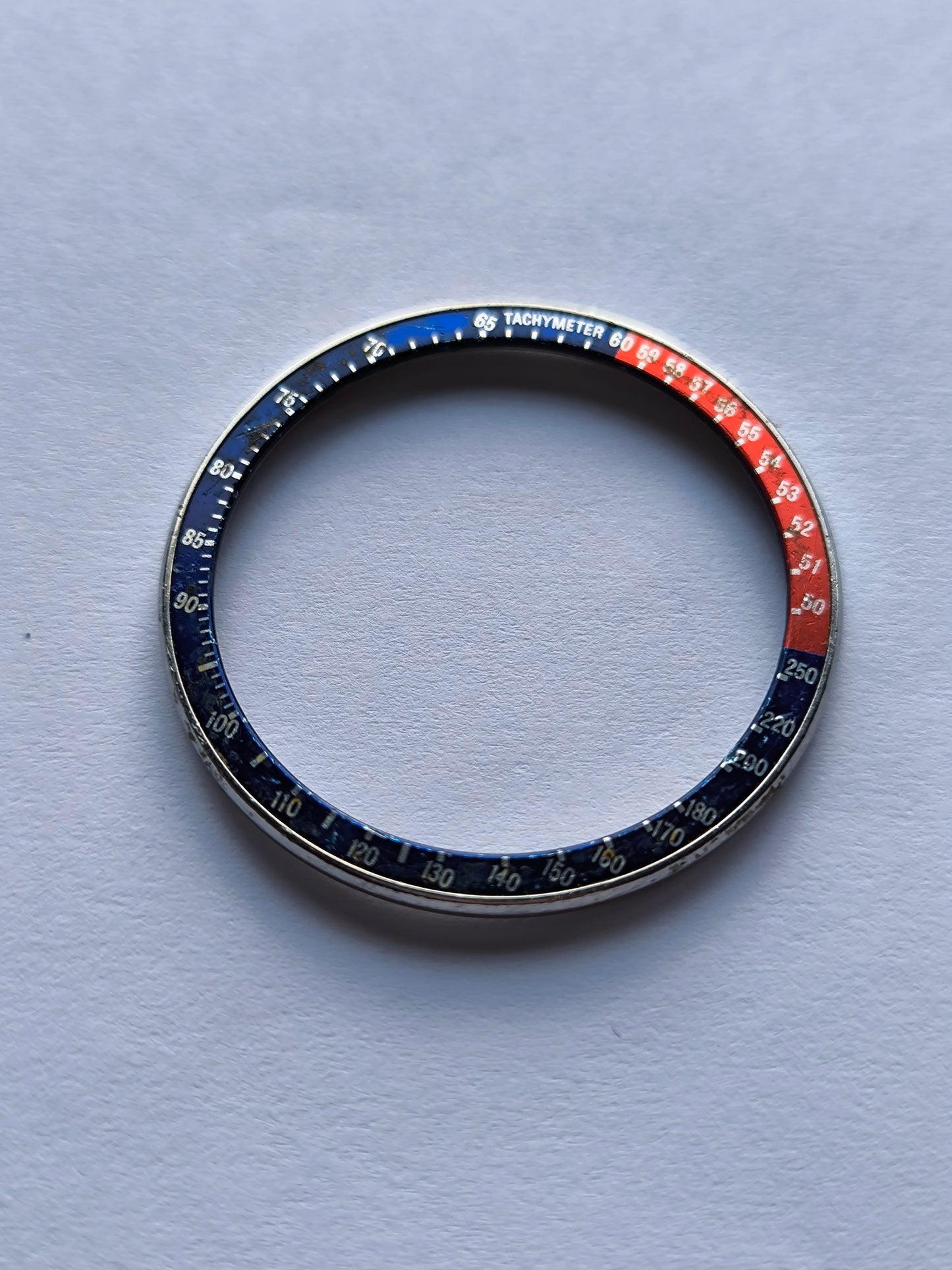Original Bezel with Insert for Seiko 6139-6000 / 6002 / 6003 / 6005 / 6009 – Pogue Pepsi (Dark Blue/Red)