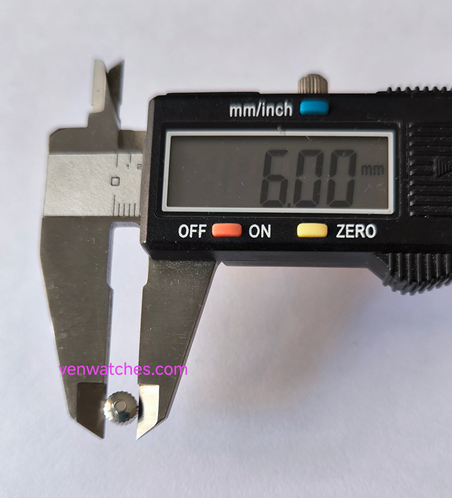 OMEGA Original Crown 6.00mm Stainless Steel Height 3.58mm - Tube 2.50mm Stem 0.90mm