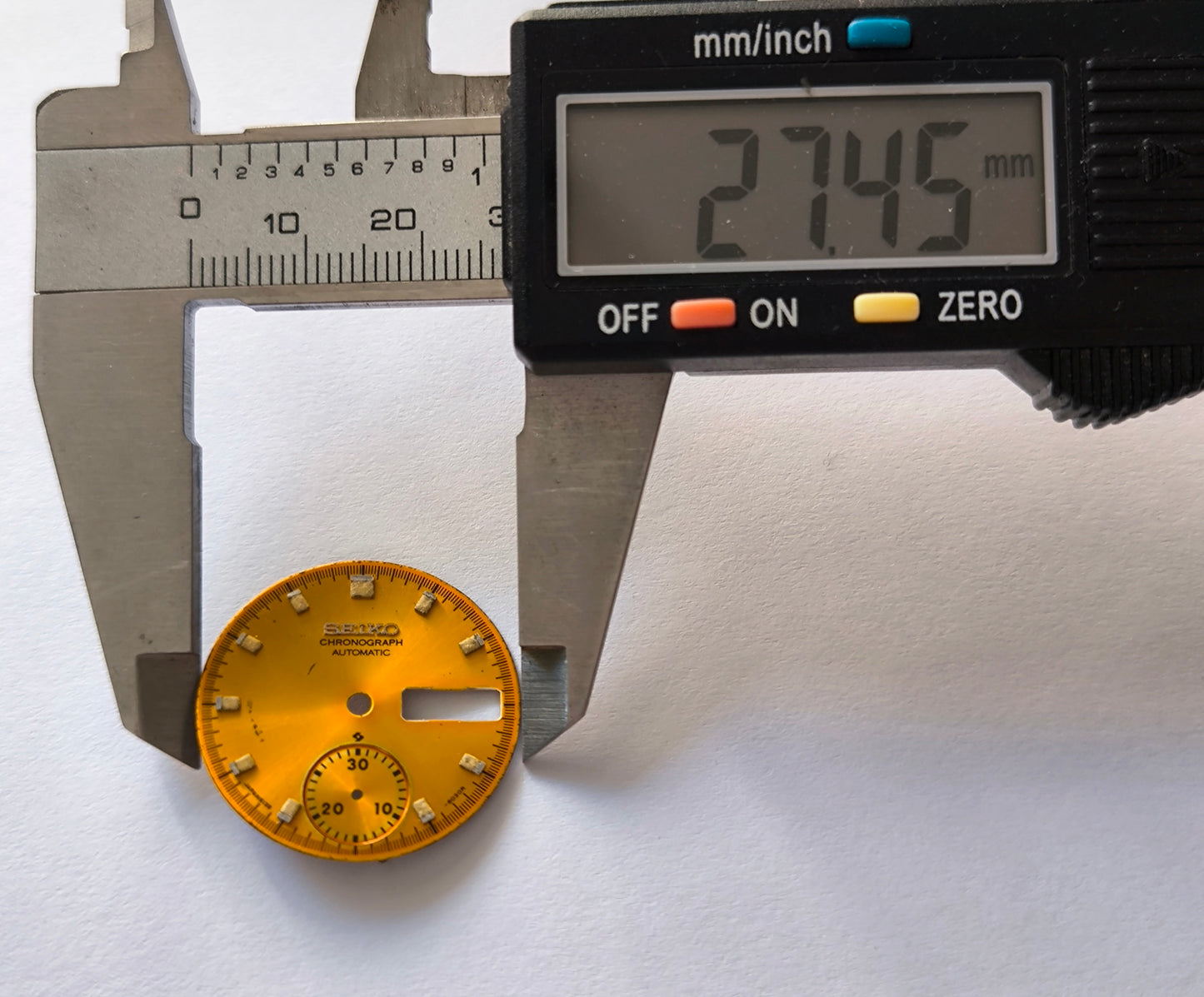 Seiko 6139 Pogue Orange Dial 27,45mm - Vintage 1970s