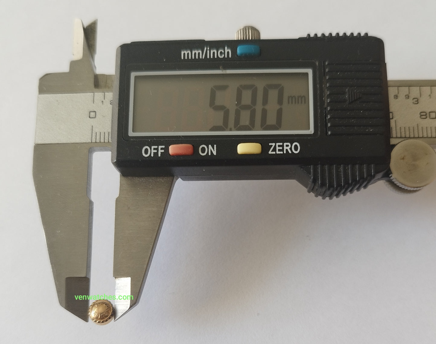 Longines Conquest Crown 5.80mm Gold Color - Original Swiss Watch Crown