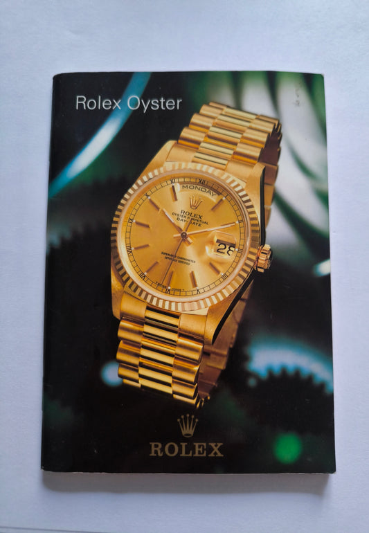 VINTAGE ROLEX OYSTER WATCH CATALOG/BOOKLET 1997