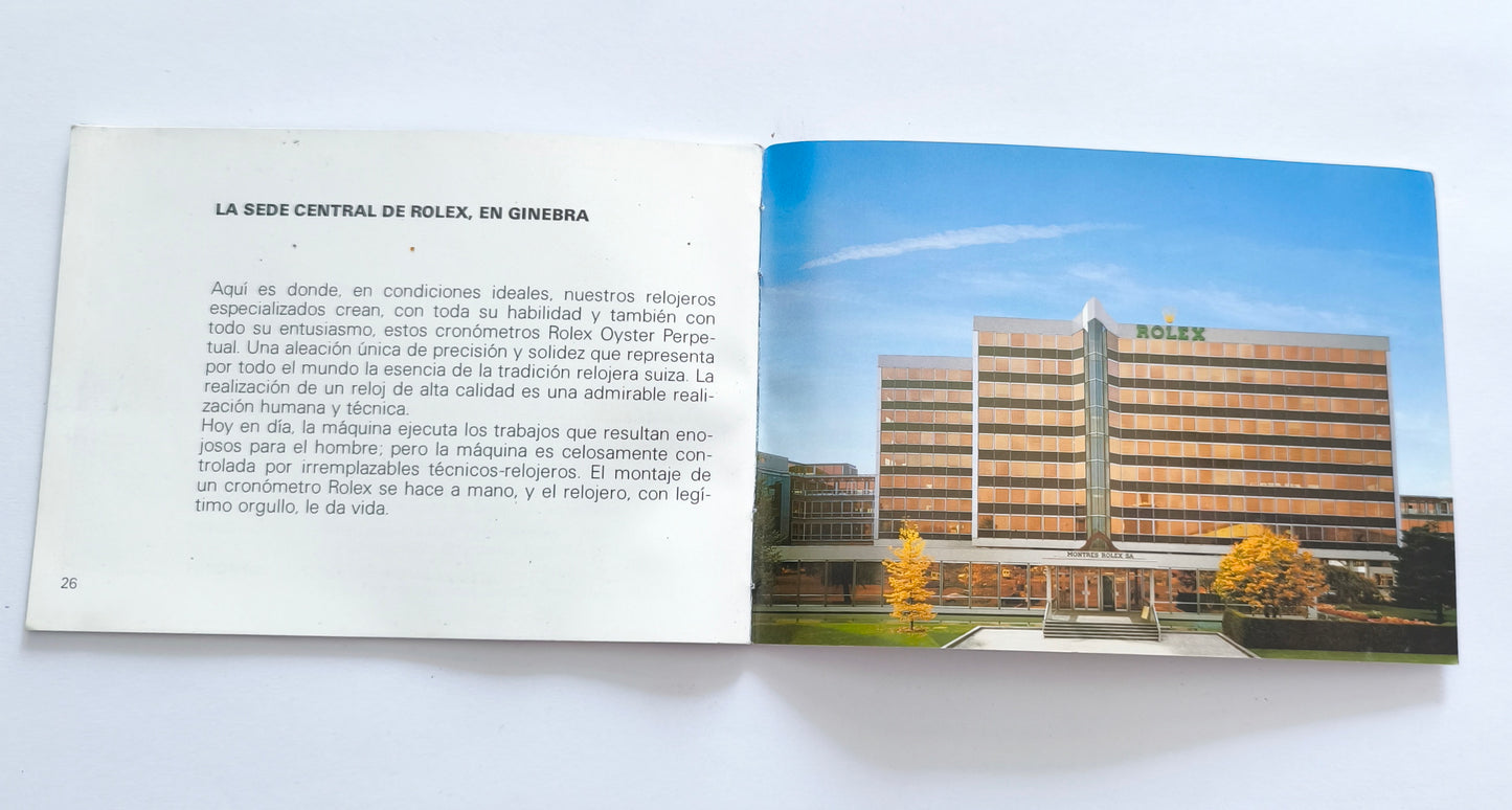 Rolex Oyster Watch Booklet 2002 - Original Collection Manual