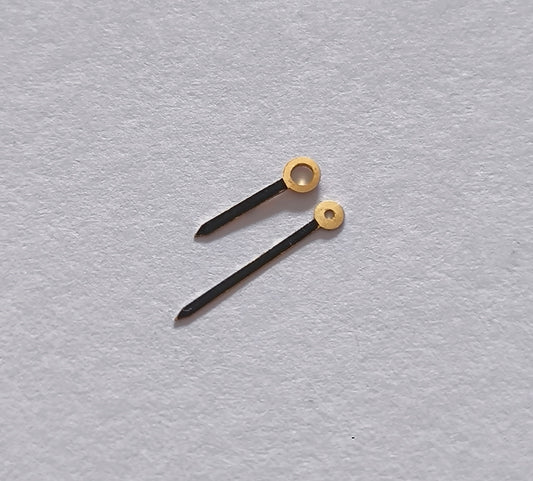 Agujas Omega Doradas y Negras - Series Cal. 1000-1040