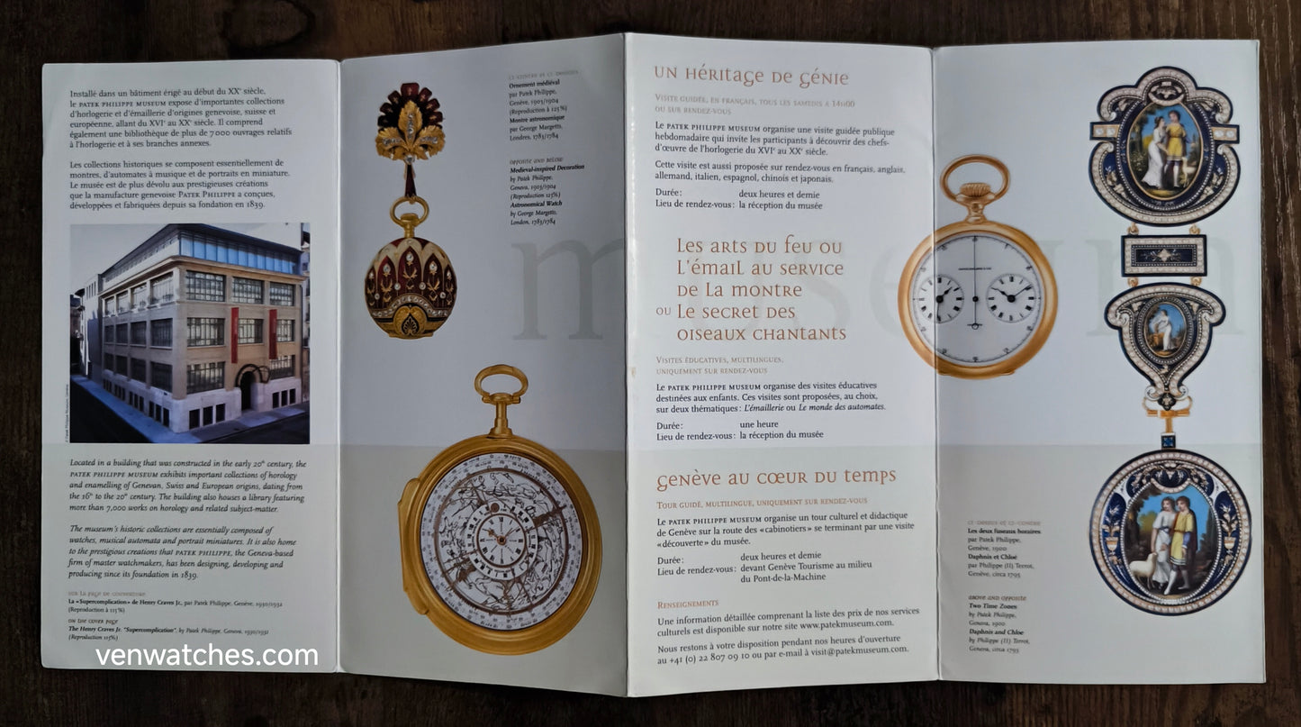 Patek Philippe Museum Booklet 2007 - Original Swiss Heritage Publication