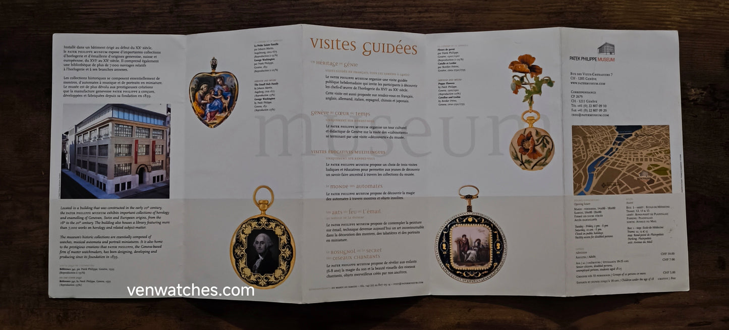 Patek Philippe Museum Original Booklet 2008 - Geneva Heritage Documentation
