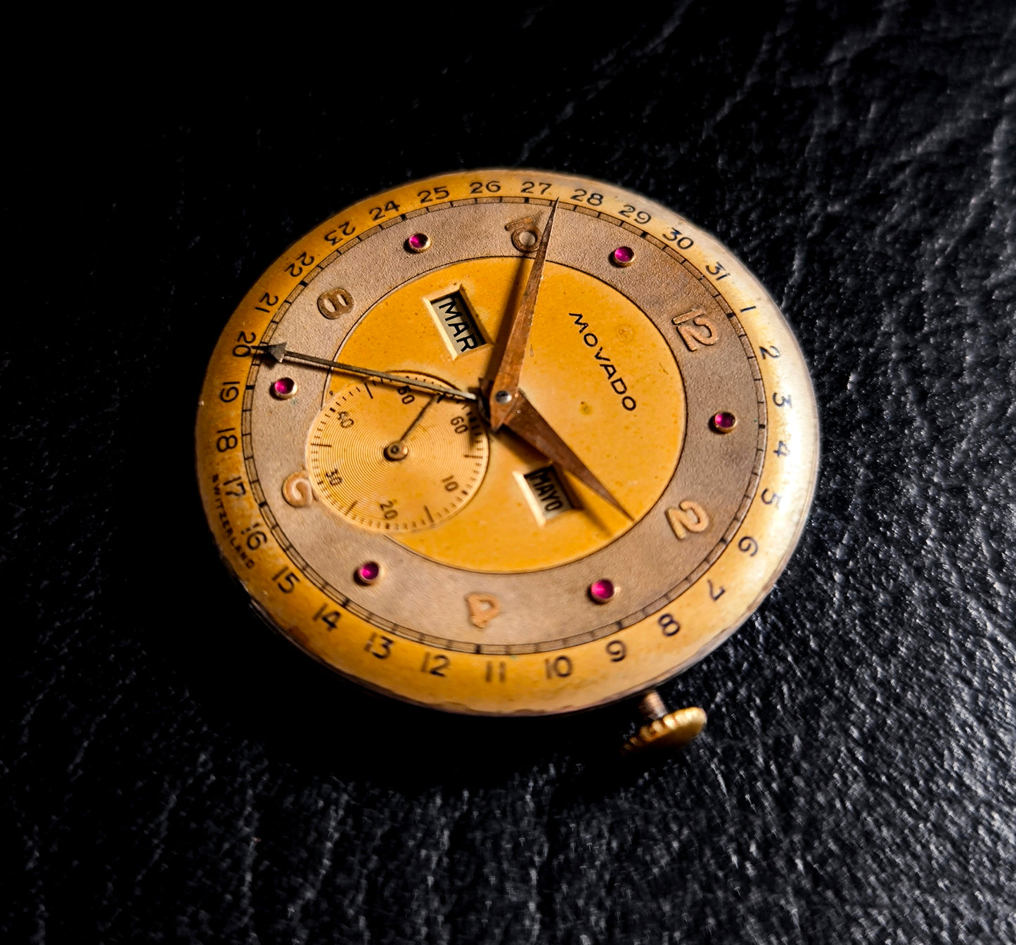Vintage Movado Triple Calendar – Cal. 470 Watch Movement