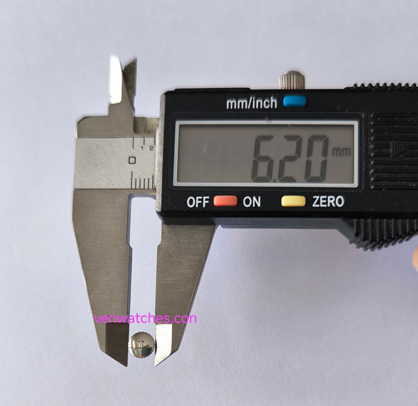 JAEGER LECOULTRE Original Crown 6.20mm Stainless Steel - Stem 0.90mm Swiss Watch Crown