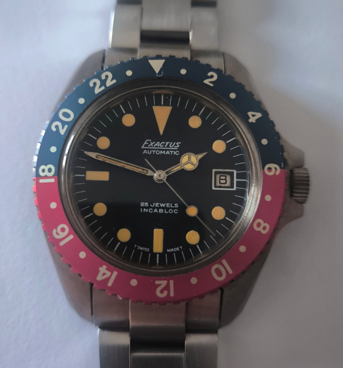 Vintage Exactus Automatic Watch – ETA 2783 – Swiss Made