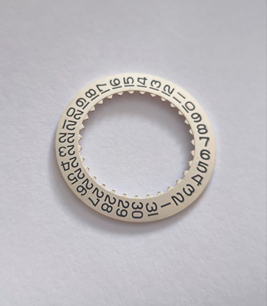 Certina 25.651-2557/1, Date disc, Off White Color, flat