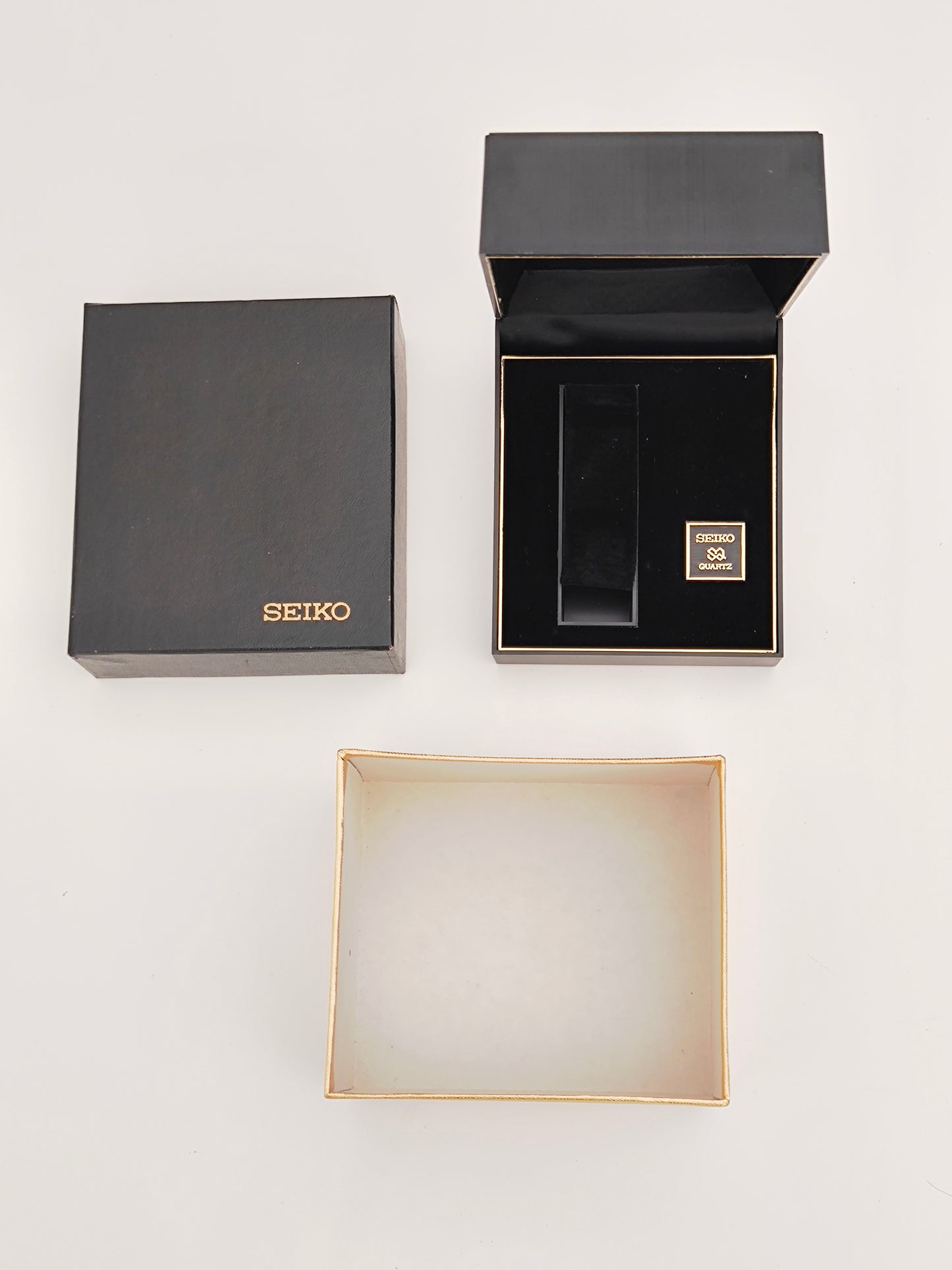 Seiko SQ Quartz Watch Box Vintage 70s/80s – Original Rare
