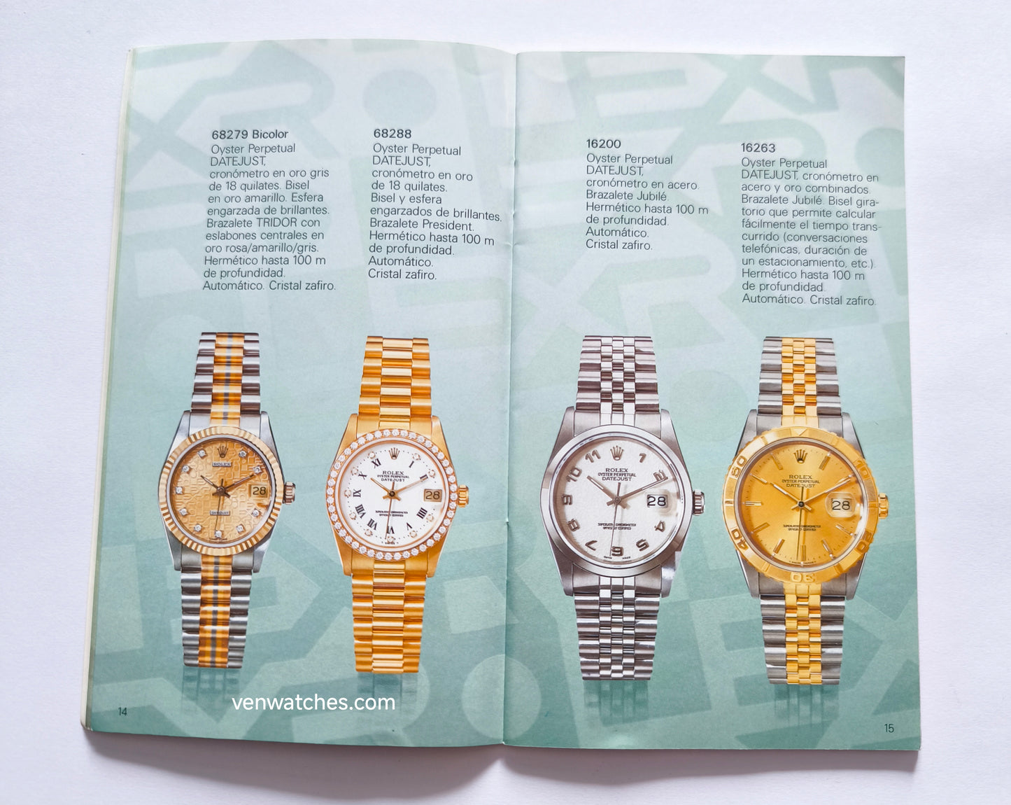 Vintage Rolex Oyster Watch Catalog/Booklet 1993 - Original Collection Guide