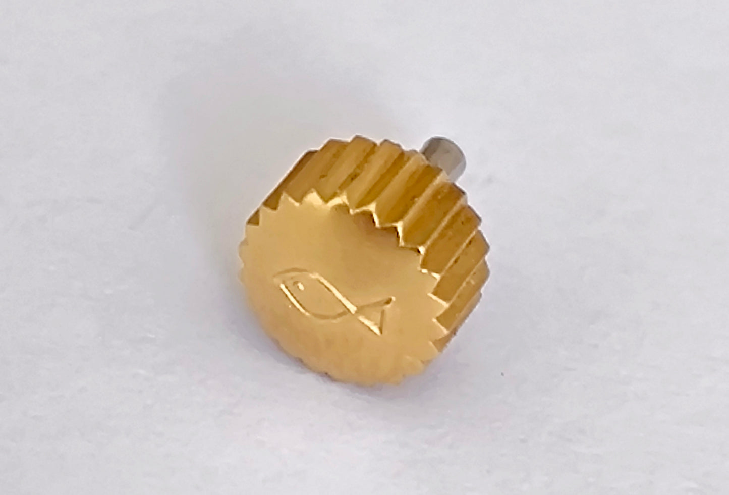 IWC CROWN 6,00mm GOLD COLOR SCREW TYPE
