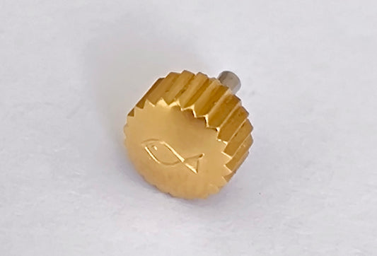 IWC CROWN 6,00mm GOLD COLOR SCREW TYPE