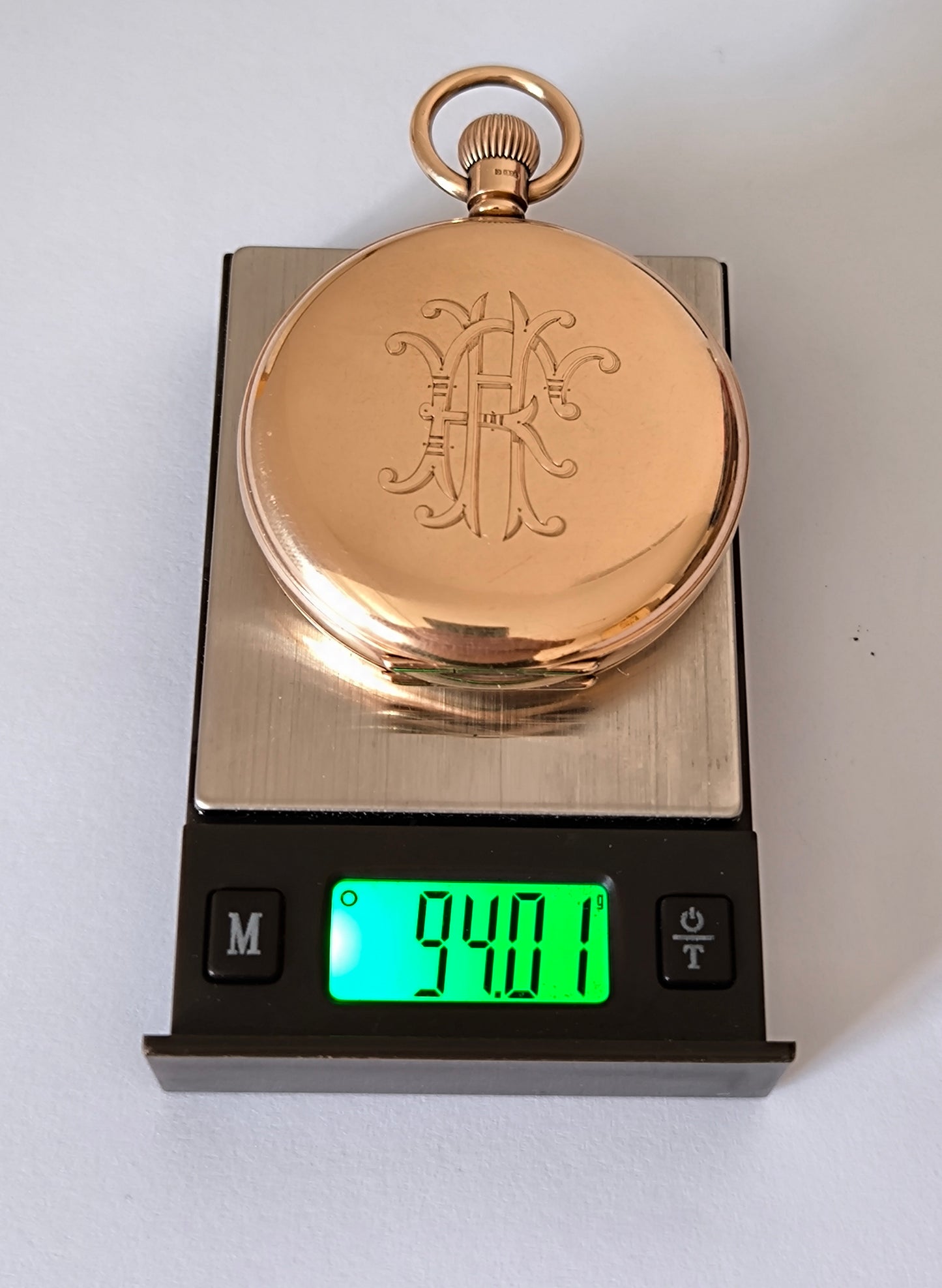 VINTAGE POCKET WATCH SOLID GOLD 9K