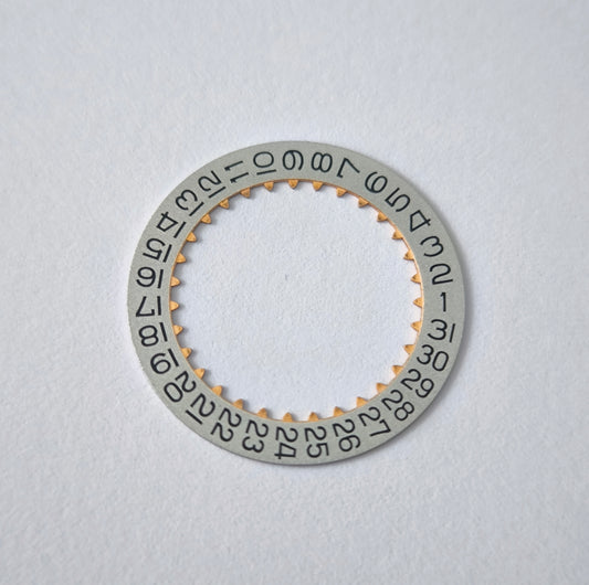 Omega 1010-1580 Calendar Date Disc  Silver