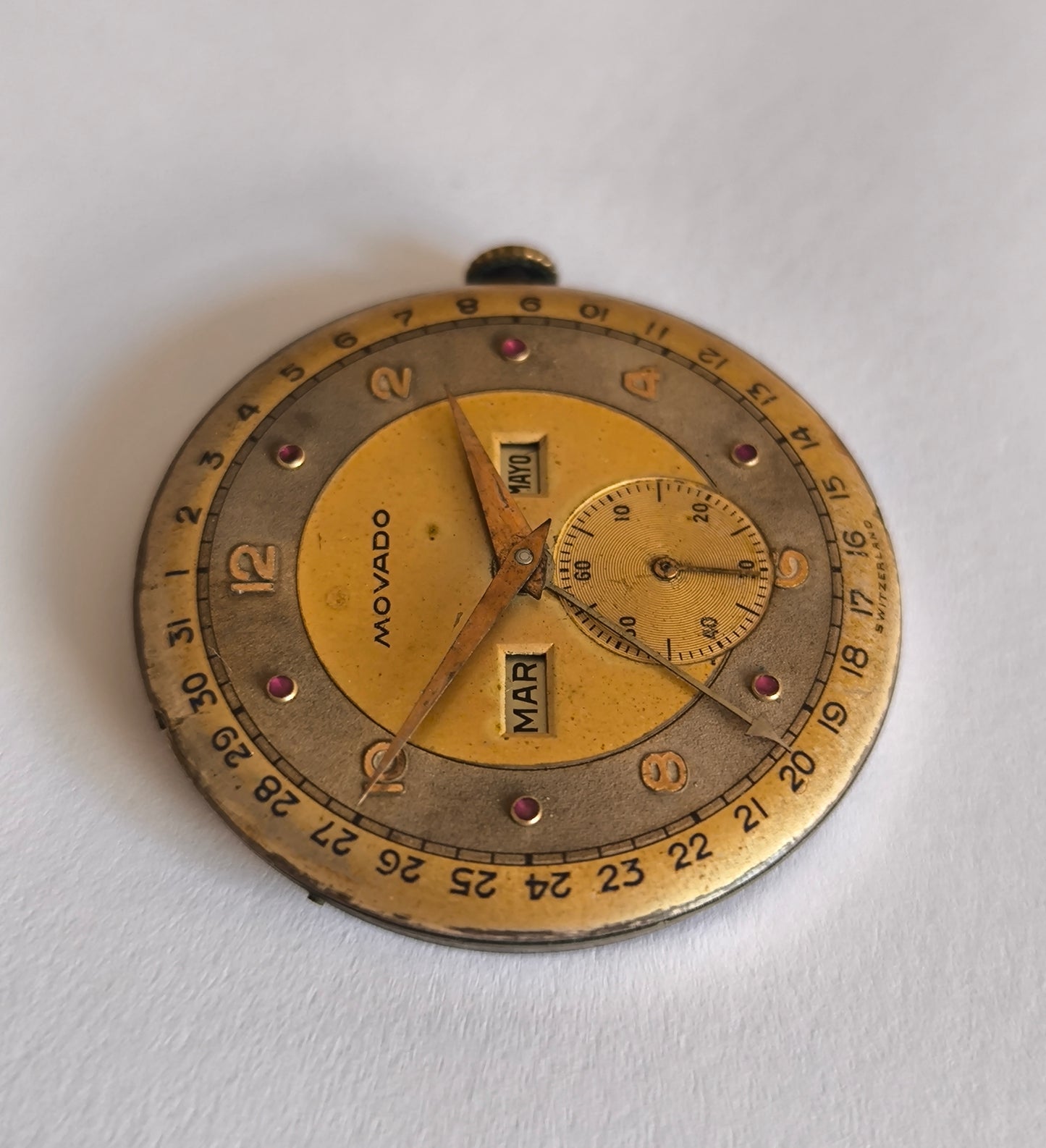 Vintage Movado Triple Calendar – Cal. 470 Watch Movement