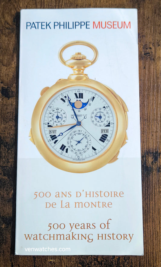 Patek Philippe Museum Booklet 2007 - Original Swiss Heritage Publication