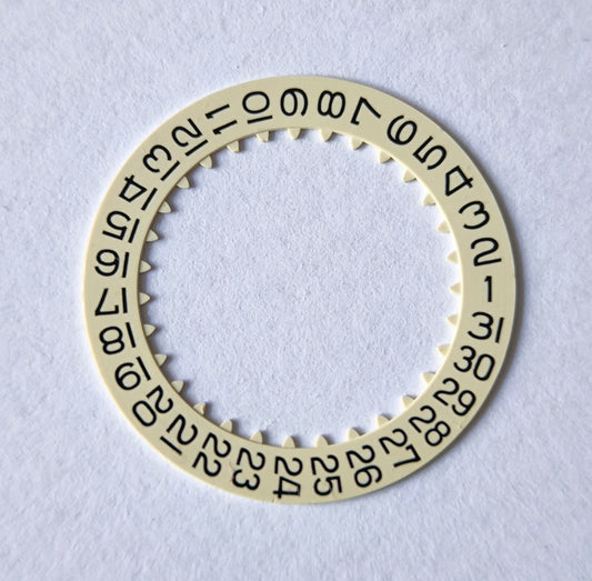 Omega 1010-1580 Calendar Date Disc – Ivory / Cream