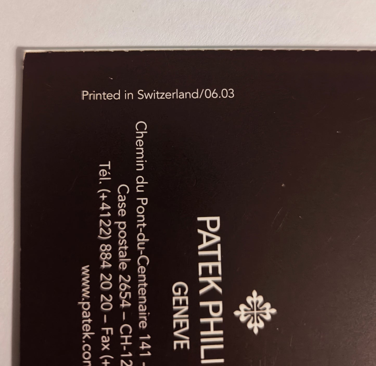 Patek Philippe Collectors Library Booklet 2003 - Original Swiss Publication