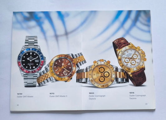 VINTAGE ROLEX OYSTER WATCH CATALOG/BOOKLET 1995