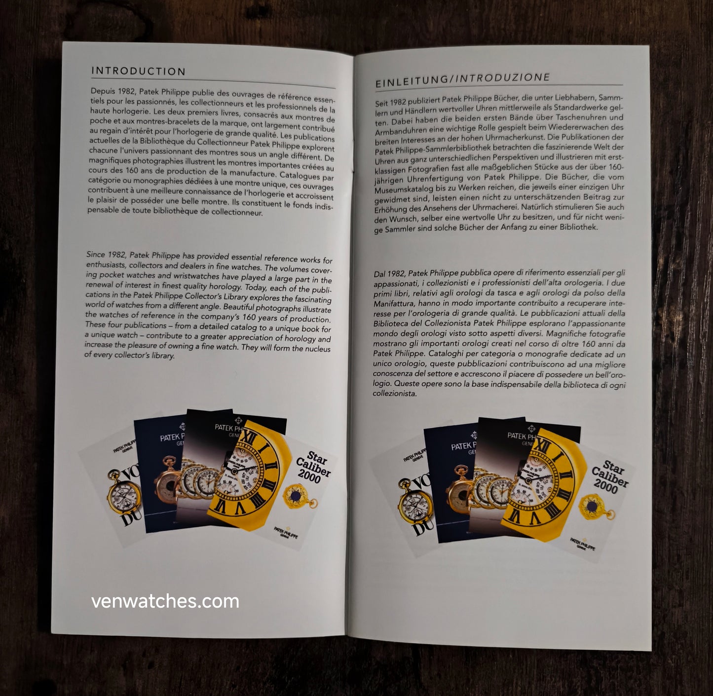 Patek Philippe Collectors Library Booklet 2003 - Original Swiss Publication