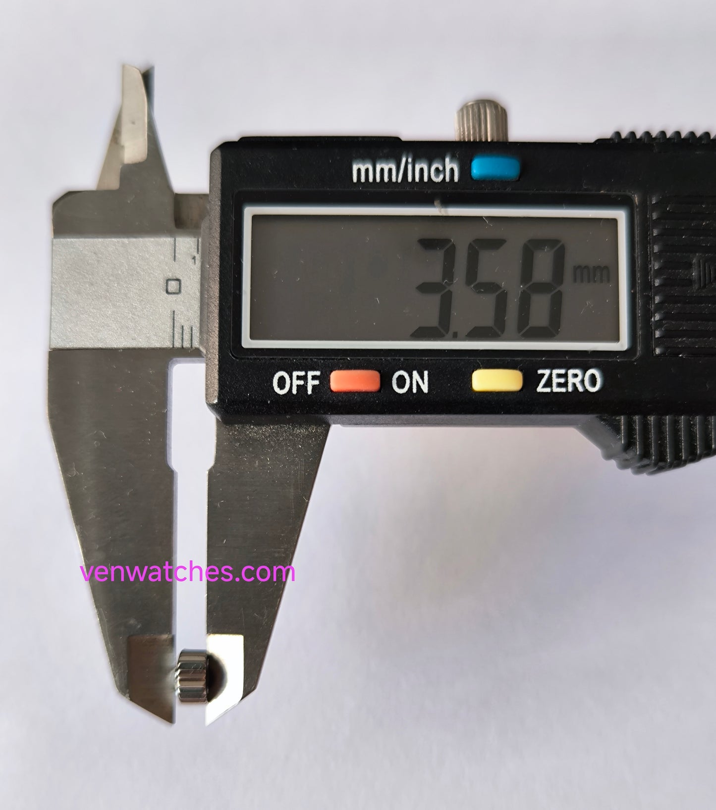 OMEGA Original Crown 6.00mm Stainless Steel Height 3.58mm - Tube 2.50mm Stem 0.90mm