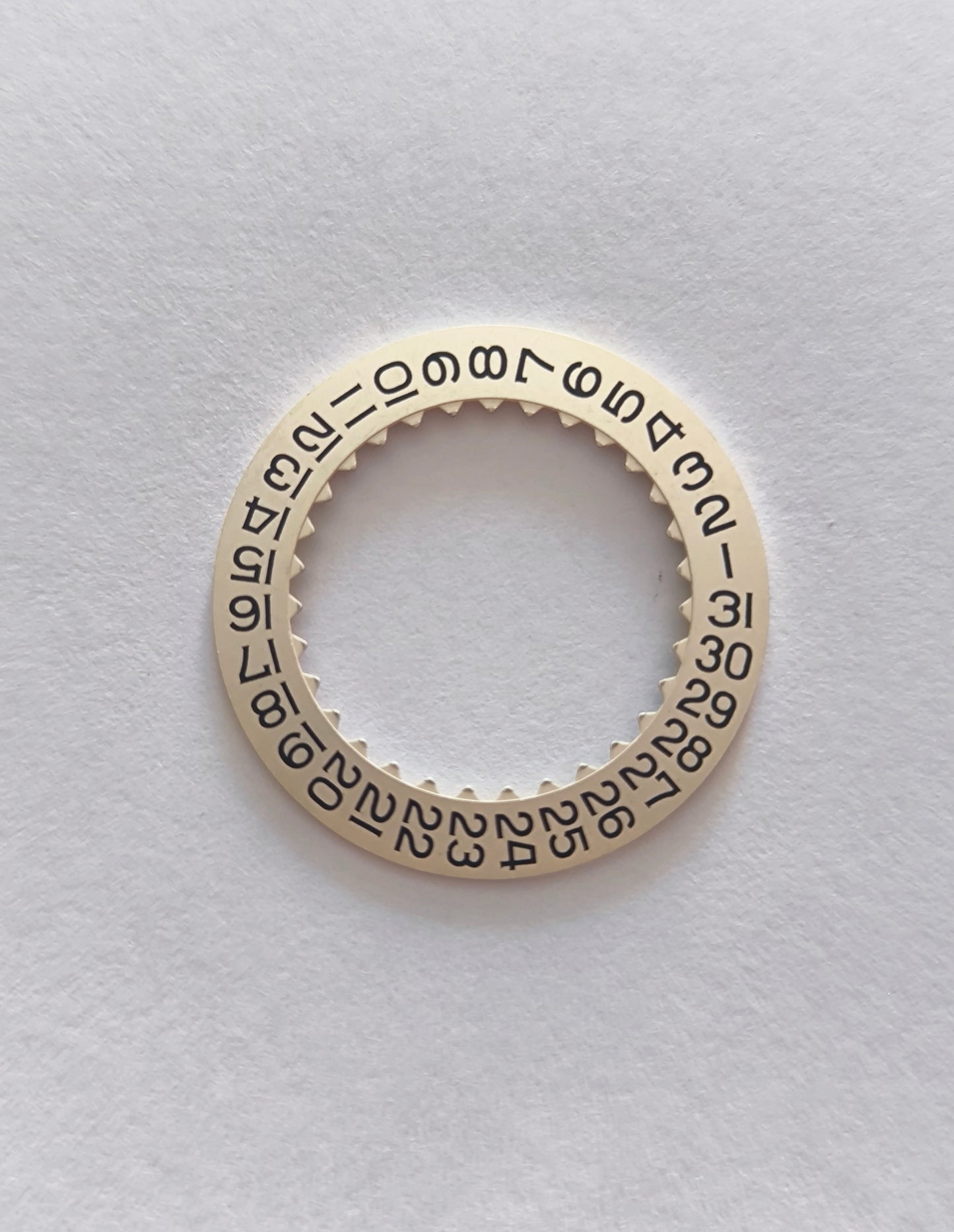 Certina 25.651-2557/1, Date disc, Off White Color, flat