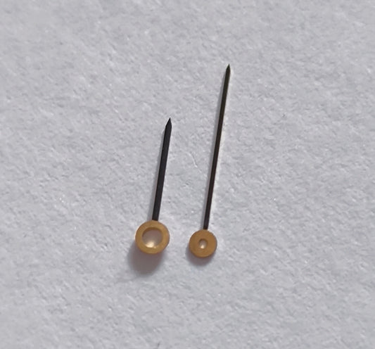 Agujas Omega Oro y Negro - Cal. Serie 1000-1070