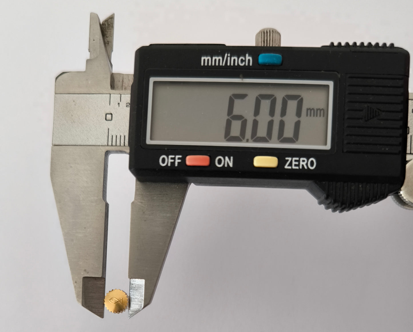 IWC CROWN 6,00mm GOLD COLOR SCREW TYPE