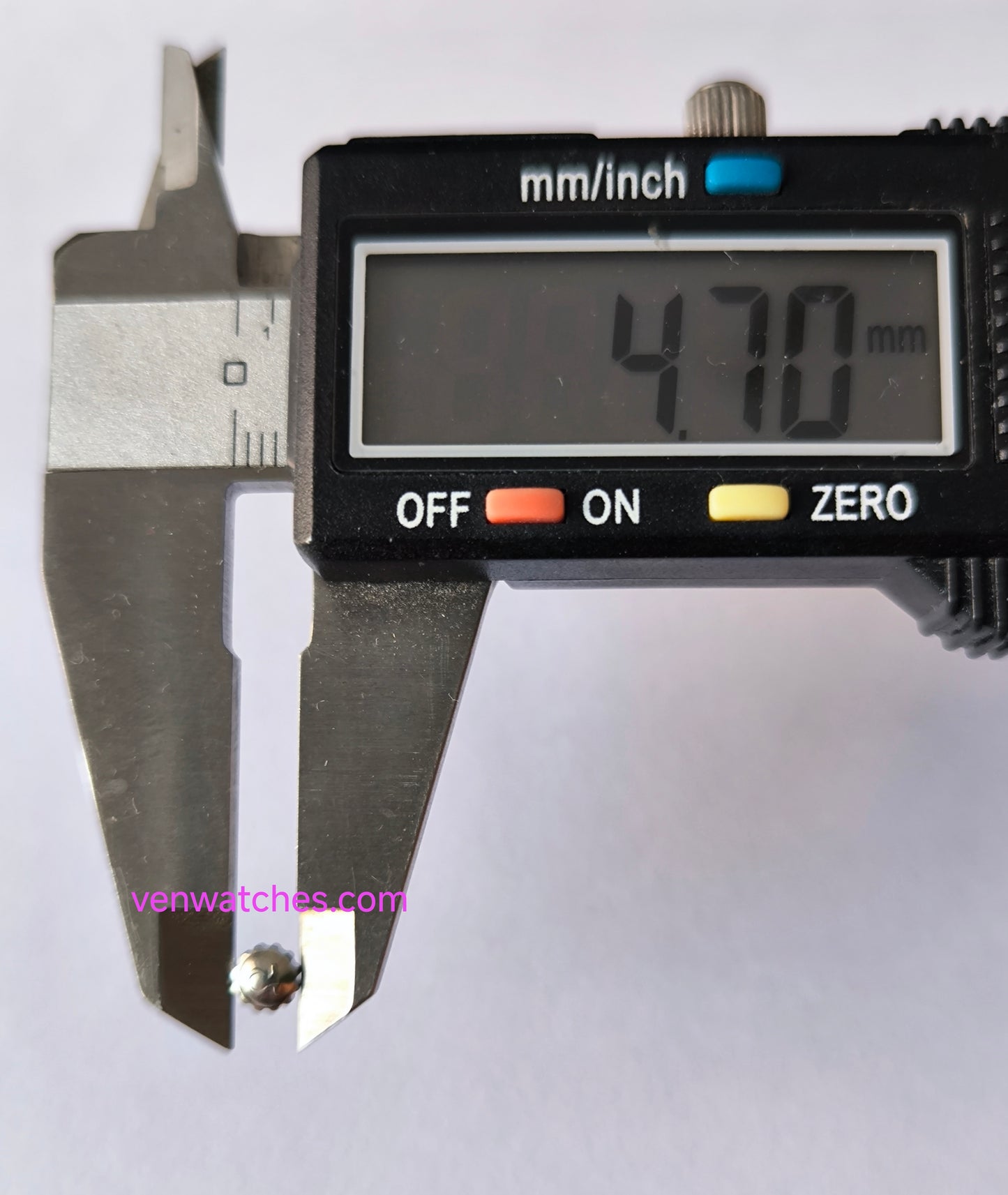 OMEGA Original Crown 4.70mm Stainless Steel Height 2.91mm - Tube 2.00mm Stem 0.90mm