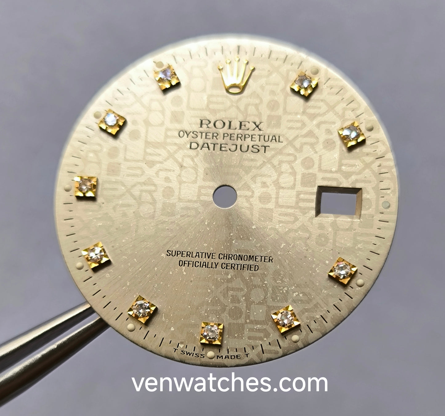 ROLEX Datejust Grey Diamond Dial 27.80mm - Cal. 3035/3135 Ref. 16000/16030/16014/16200/16220/16234