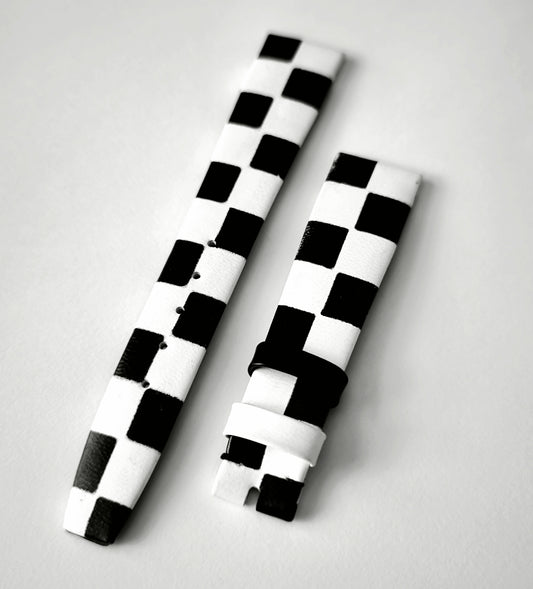 Omega Ref. 51 checkerboard strap front view