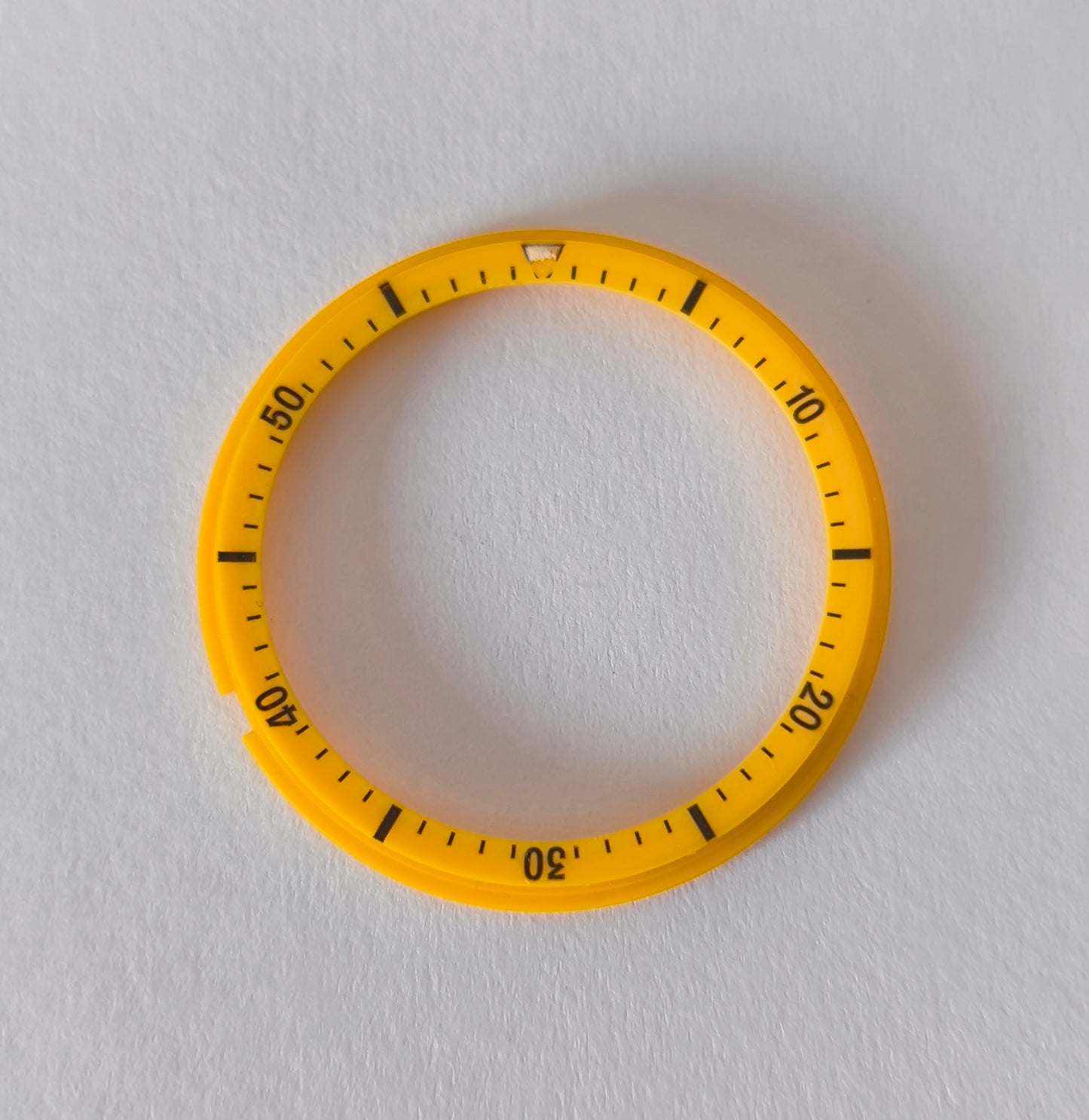 Original Inner Rotating Bezel Insert – Yellow – For Seiko 6139 “Pogue” (6000/6001/6002/6005/6007/6009)