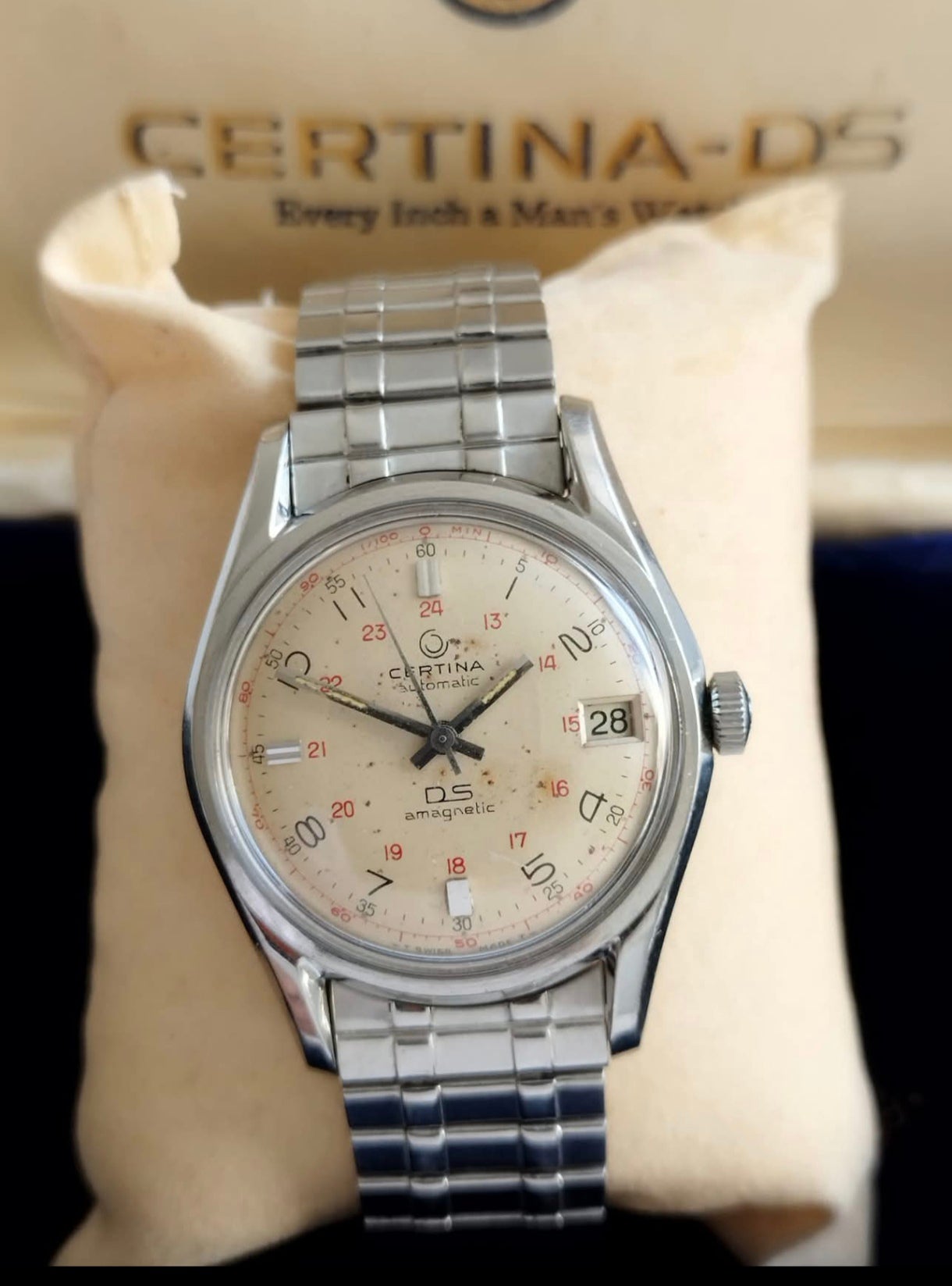 CERTINA DS Amagnetic - Extremely Rare Vintage Swiss Watch with Box