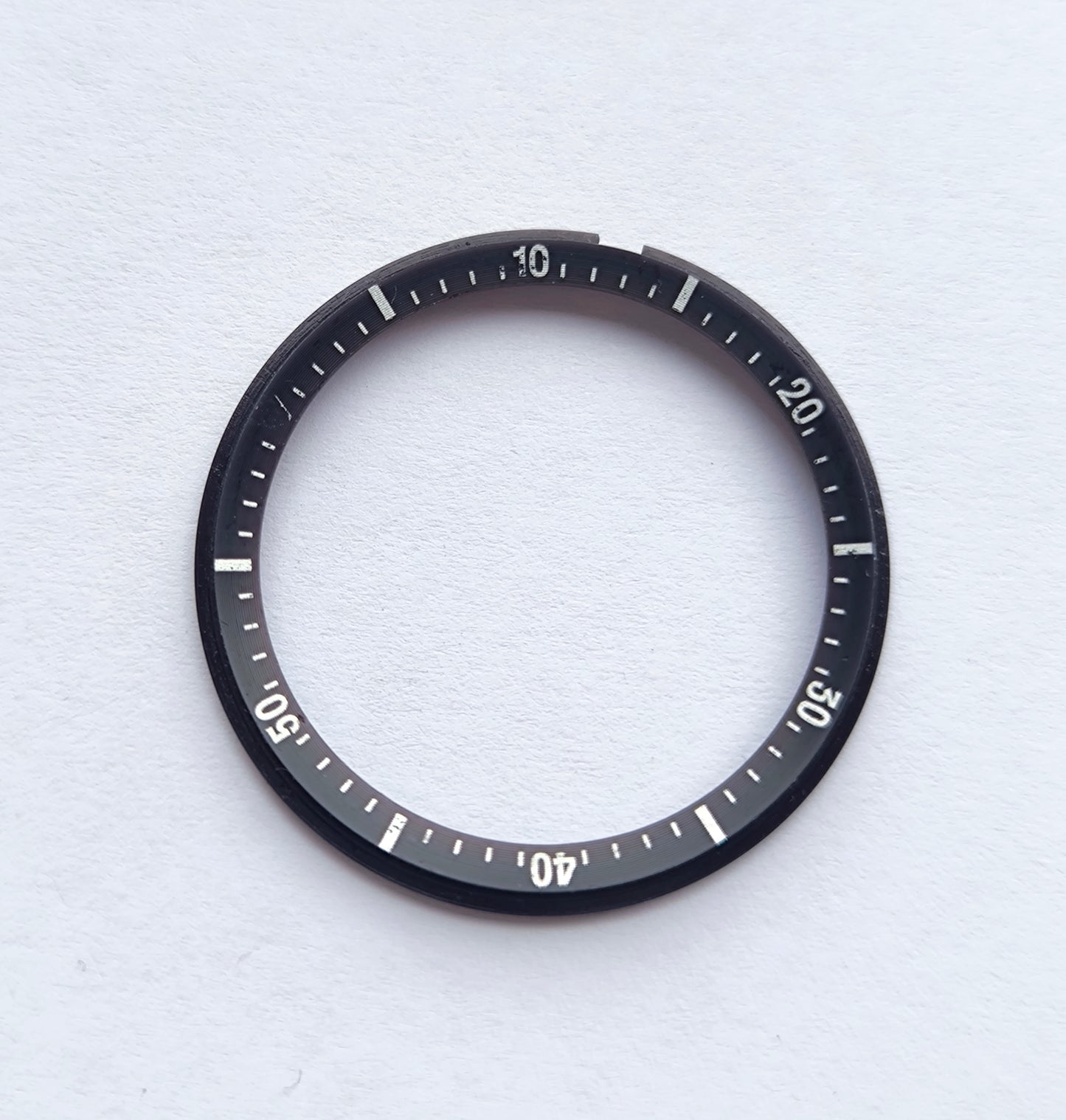 Seiko Inner Rotating Bezel Insert Black - 6139 Pogue - 6000/6001/6002/6005/6007/6009