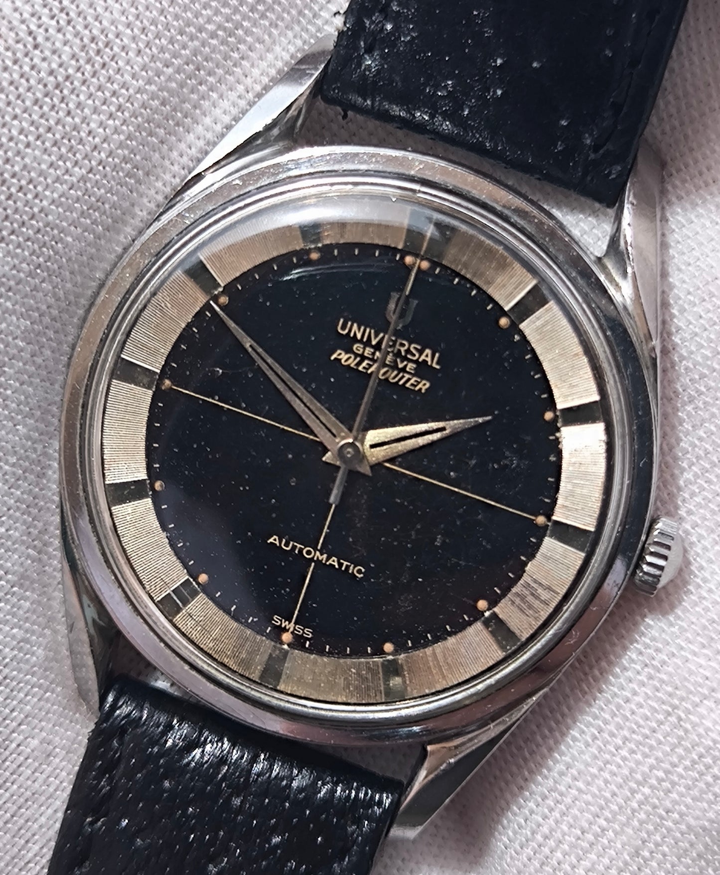 UNIVERSAL GENEVE POLEROUTER AUTOMATIC REF 20368-1 Cal. 218-9