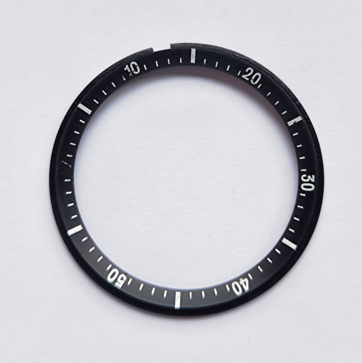 Seiko Inner Rotating Bezel Insert Black - 6139 Pogue - 6000/6001/6002/6005/6007/6009