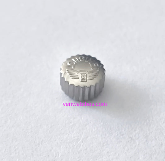 LONGINES Original Crown 4.45mm Silver Color - Height 3.10mm Tube 2.00mm Stem 0.90mm