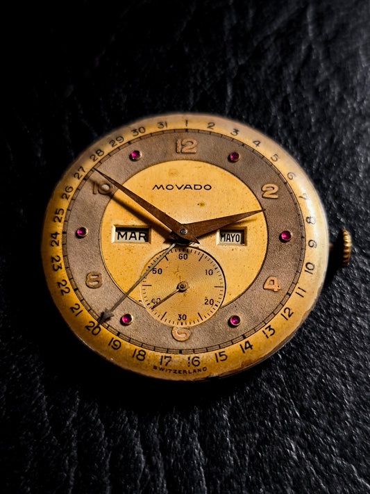 Vintage Movado Triple Calendar – Cal. 470 Watch Movement
