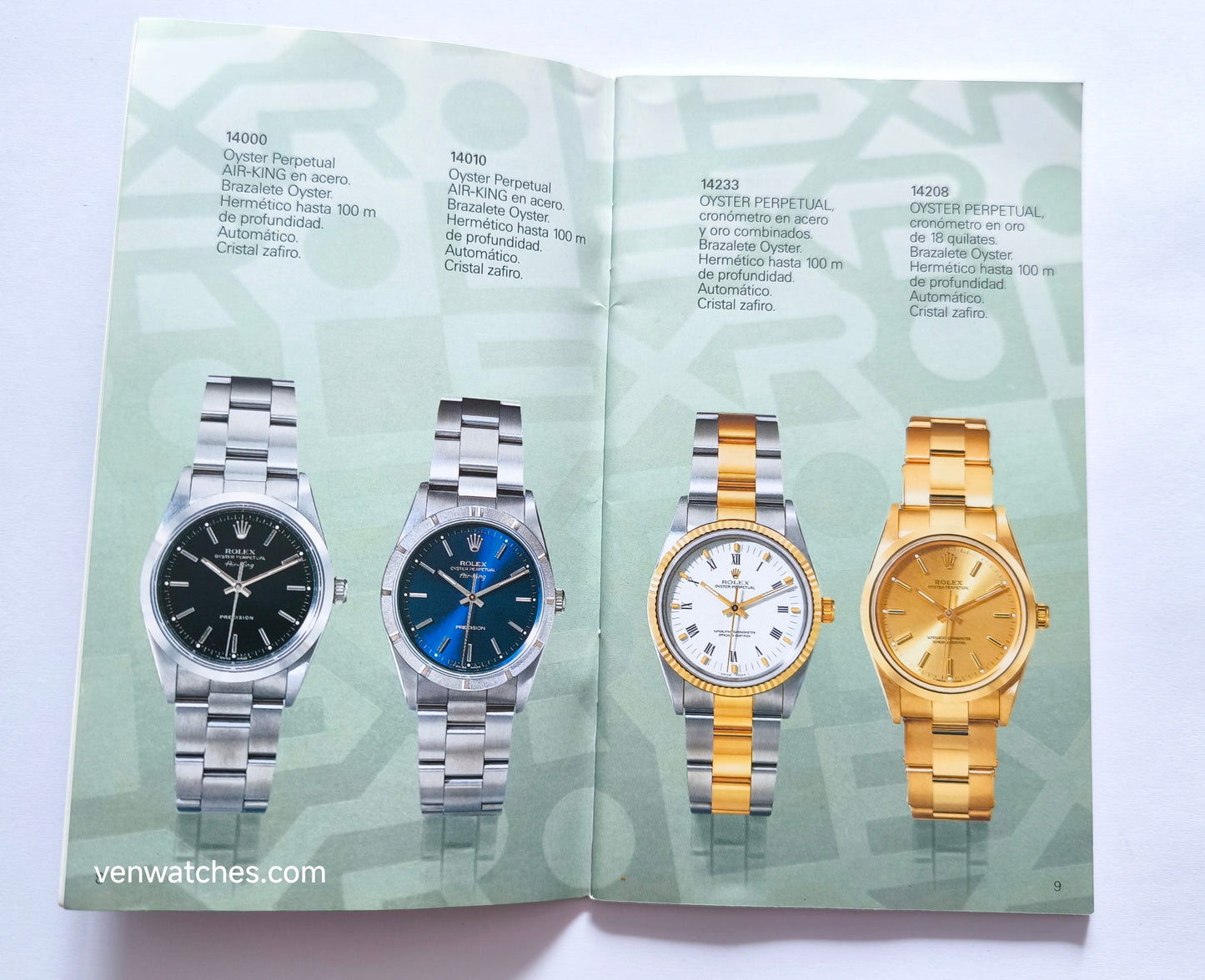 Vintage Rolex Oyster Watch Catalog/Booklet 1993 - Original Collection Guide